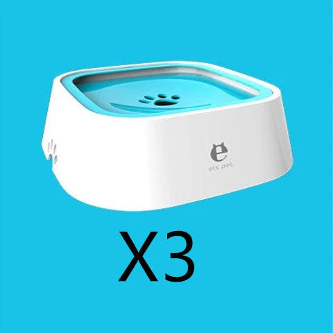 Spill-Proof Floating Pet Water Bowl with Slow Water Intake, Premium ABS & PP Construction, Available in Various Colors and Quantities