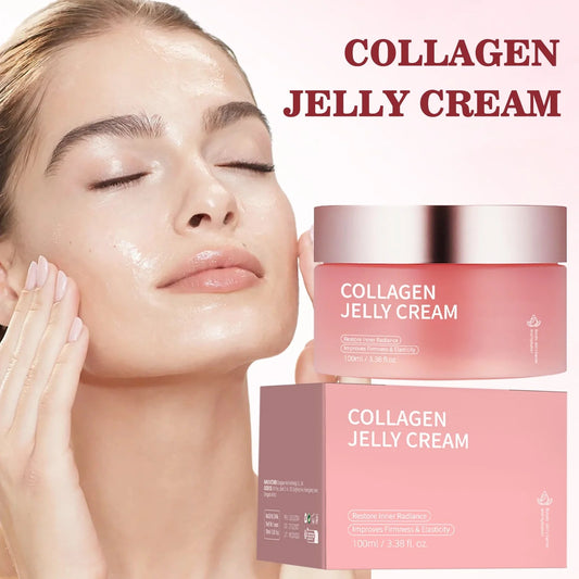 Collagen Jelly Face Cream with Nicotinamide for moisturising and brightening skin