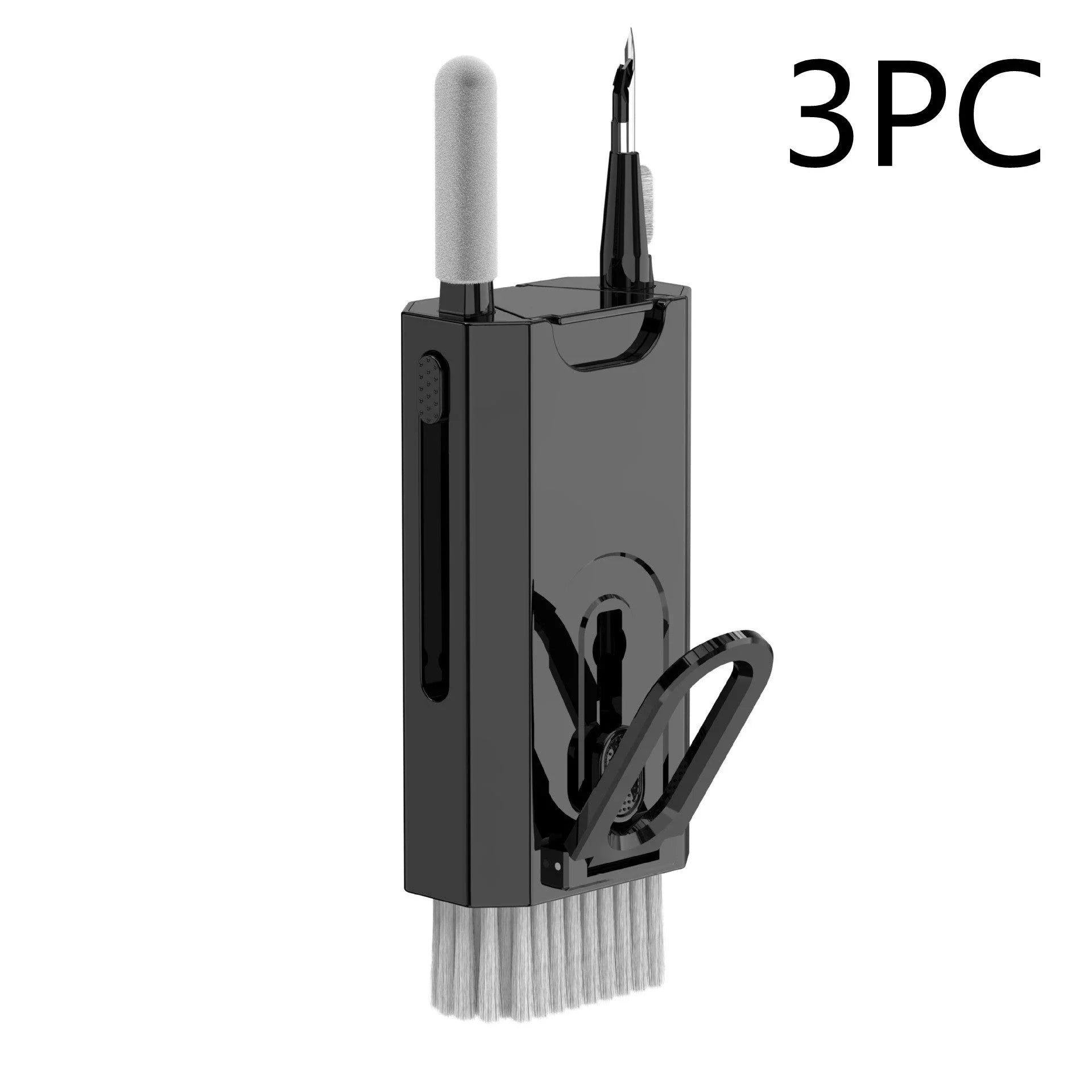 5-in-1 multi-purpose screen cleaning kit with versatile cleaning pen, soft sponge, and metal tip for phones, tablets, laptops, and more