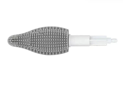 Powerful automatic cordless cleaning brush with interchangeable brush heads for cleaning kitchen, bathroom, and other surfaces