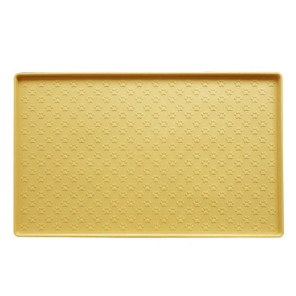 Waterproof and easy-to-clean silicone pet mat in various colours, designed for the comfort and convenience of dogs and cats in the UK.
