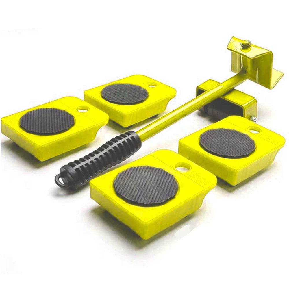 Furniture Lifter Tool Set with mover pads for effortless relocation of heavy sofas, bookcases, tables, and more