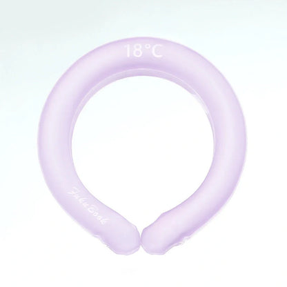 Ice Cold Neck Collar in pink, blue, and purple for summer cooling