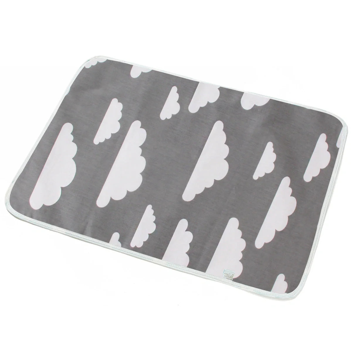 Cotton cartoon waterproof baby changing pad with playful patterns, 50*70cm