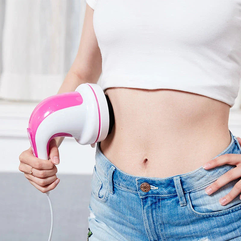 Powerful slimming massager with oscillating feature for targeted fat reduction and muscle toning