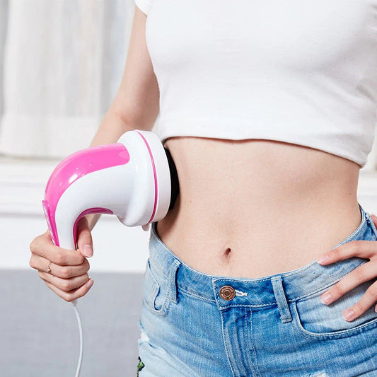 Powerful slimming massager with oscillating feature for targeted fat reduction and muscle toning