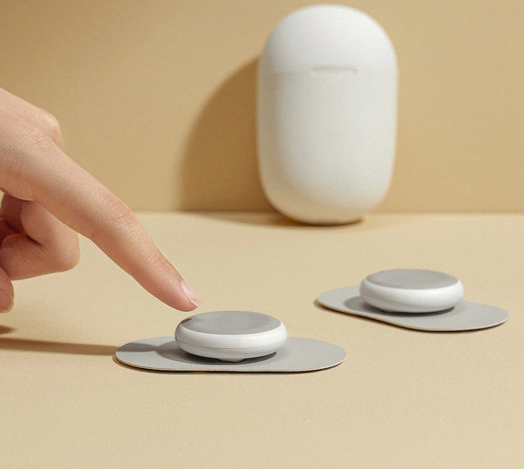 Compact Pocket Massager with low-frequency pulse technology for neck, back, and shoulder massage relief