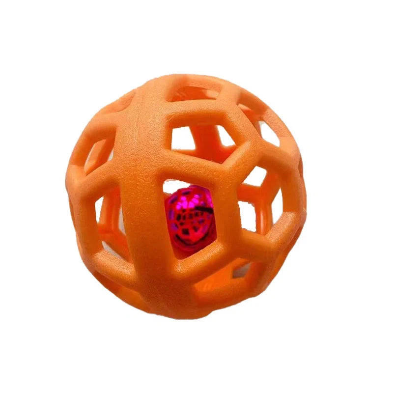 TPR Dog Chew Ball Toy in various colours for interactive play and teeth cleaning