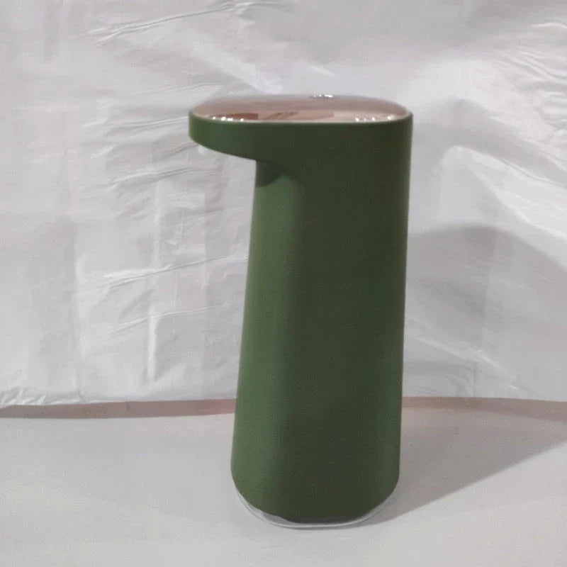 Automatic foaming soap dispenser with infrared sensor for hands-free use in bathroom and kitchen