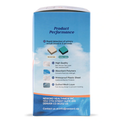Premium dog detection urine pads, 10-pack, for clean and dry floors