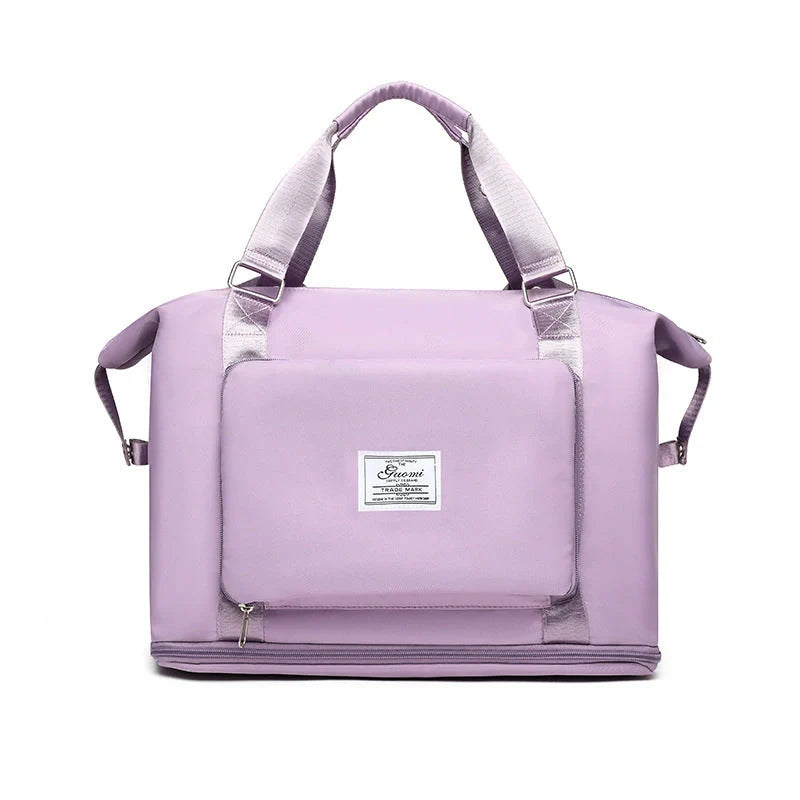 Folding travel bag for women in various colours, lightweight and durable Oxford cloth