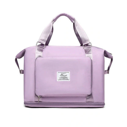Folding travel bag for women in various colours, lightweight and durable Oxford cloth