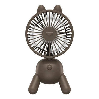 Compact USB-powered desk fan with automatic shaking head and adjustable wind speeds for customized cooling in any office or home setting