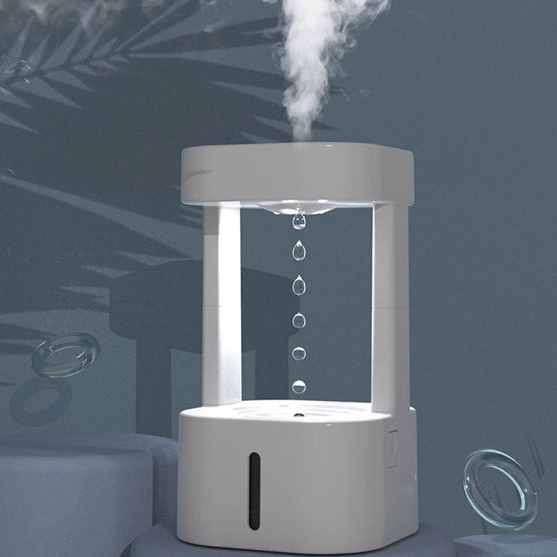 2-in-1 Desk Humidifier with raining cloud design and aromatherapy function