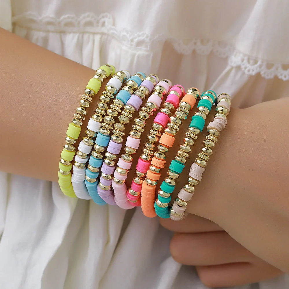 Stylish Bohemian 9 Bracelets Set for summer beach outings and festivals