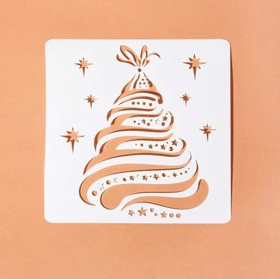 DIY Christmas Hand Tent Album Grow Up Template for creative crafting