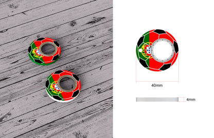 Football World Cup Fidget Spinner Keychain with Bottle Opener