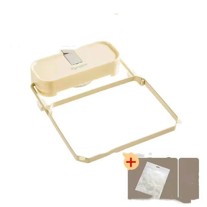 Kitchen sink filter rack with fine mesh and removable suction cups for efficient waste management