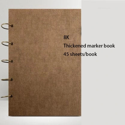 Premium Freehand Sketchbook with Vibrant Cover Designs - Versatile Notebook for Artists in the UK