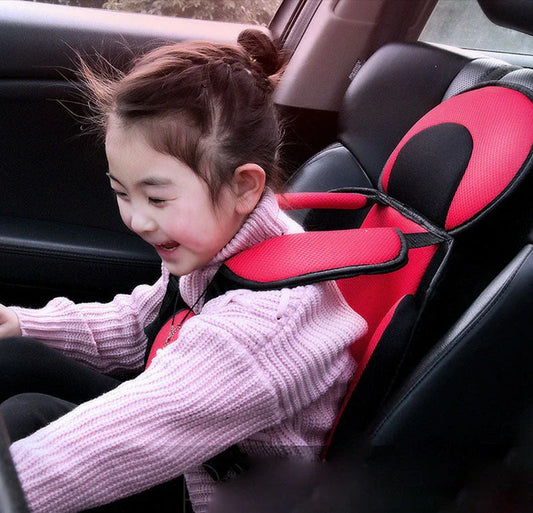 Deluxe Convertible Car Seat with adjustable recline, five-point harness, and removable, machine-washable cover