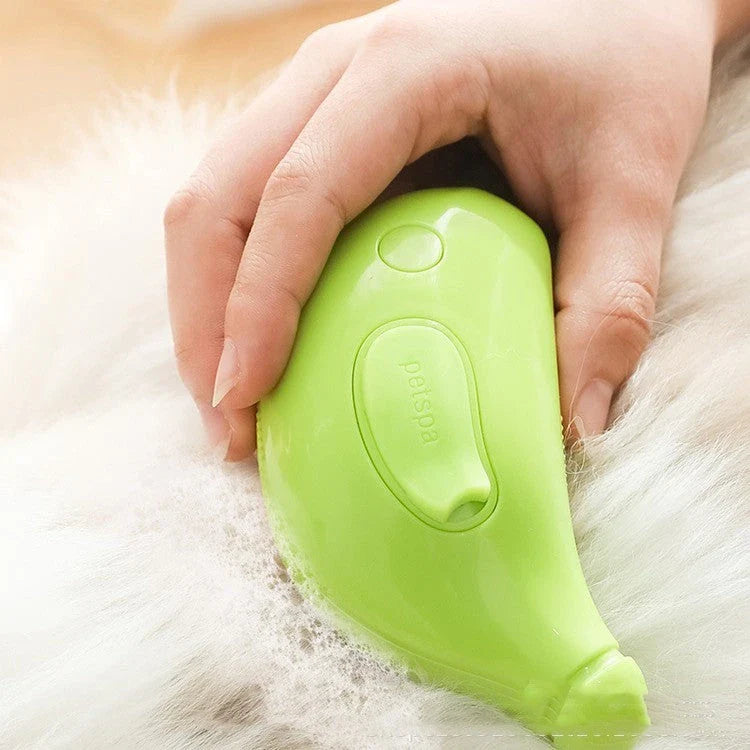 3-in-1 Pet Grooming Brush with Steamy Massage, Effective Hair Removal, and Relaxing Grooming Experience for Cats and Dogs