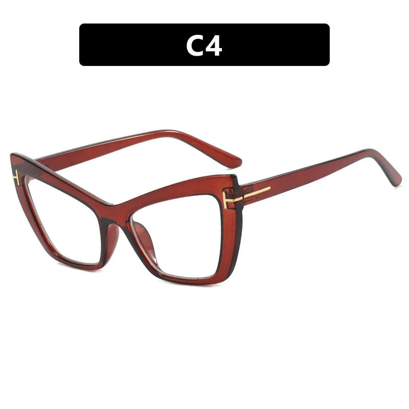 Anti-blue light glasses in various colours with butterfly frame design