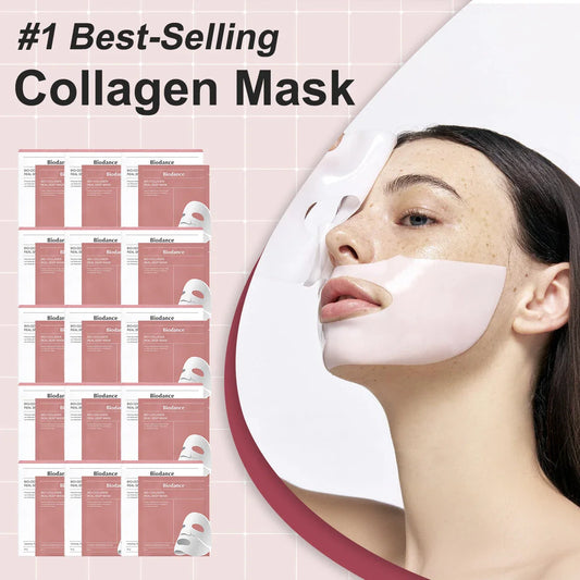 Collagen-Boosting Overnight Facial Mask with low-molecular-weight collagen for firming and elasticity