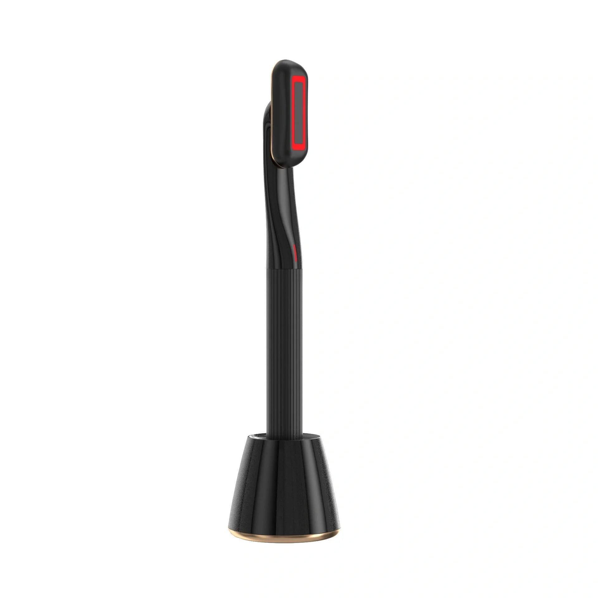 360 Degrees Rotary Eye Massage Wand with Red LED Light and Therapeutic Warmth for skincare