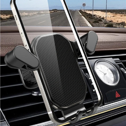 A sturdy in-car bracket with an inverted hook for securely mounting your devices in your vehicle.
