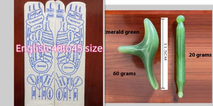 Reflexology socks with acupressure points for therapeutic foot massage