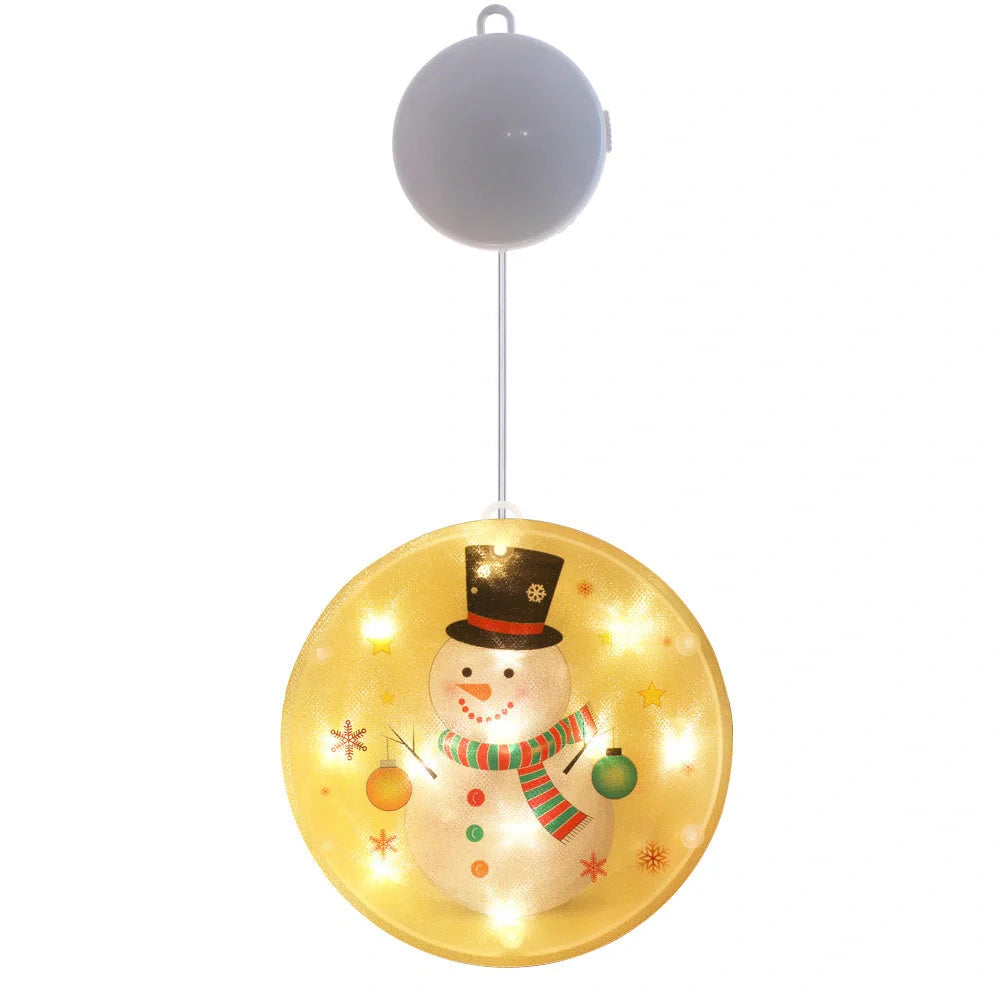Window Decoration LED String Lights with warm white glow for Christmas