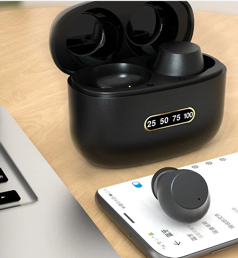 Wireless Bluetooth earbuds with dual drivers, touchpad controls, and waterproof design for an immersive audio experience