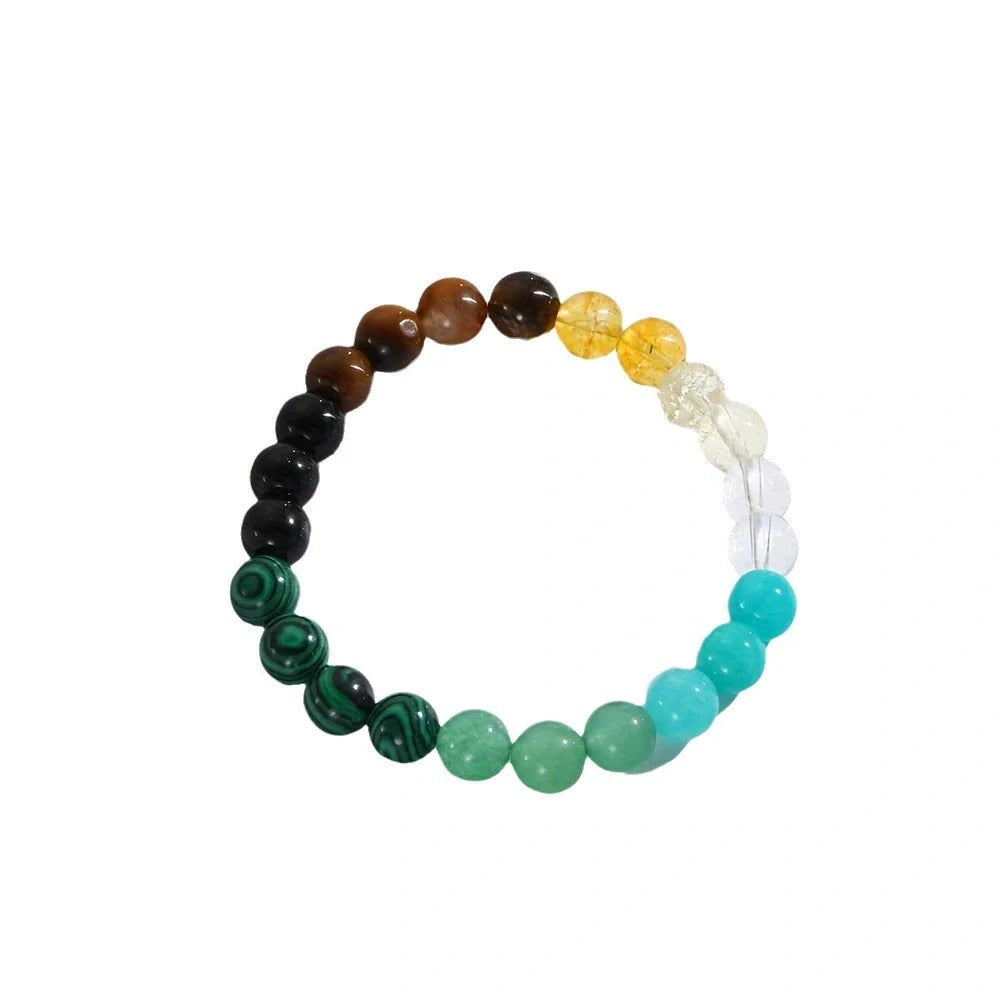 Natural Stone Citrine Dongling Malachite Bracelet in various colours