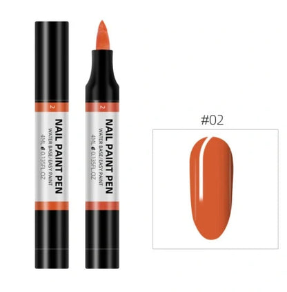 24 colour nail polish painting pen set for 3D nail art designs