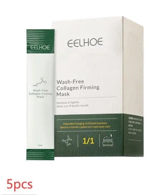 Wash-in collagen mask for skin tightening and fine line softening