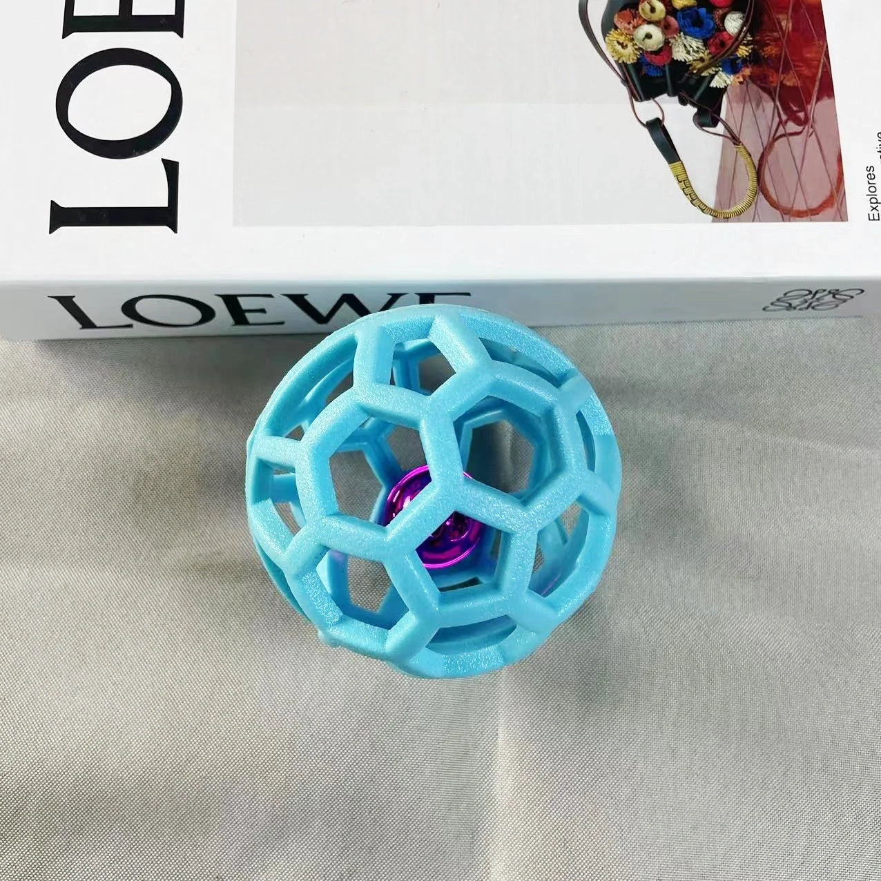 TPR Dog Chew Ball Toy in various colours for interactive play and teeth cleaning