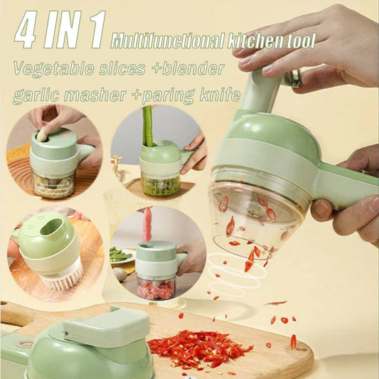 Electric food processor with sleek, modern design for efficient meal preparation