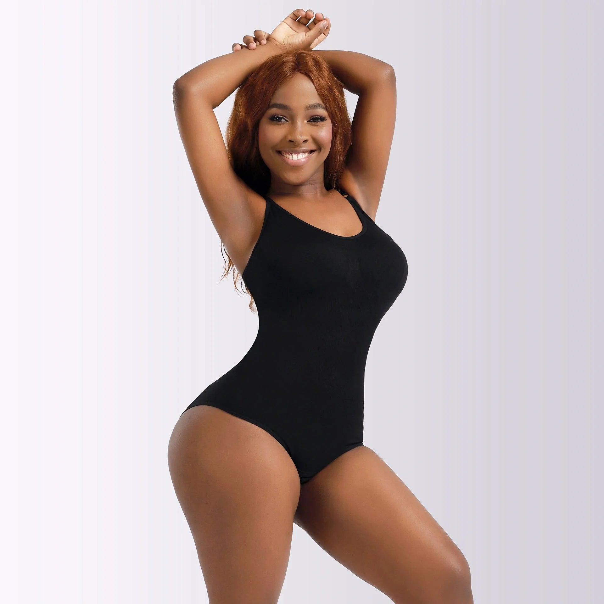 Premium nylon slimming corset in various colours and sizes, designed to sculpt and slim the figure for a flattering, hourglass shape.