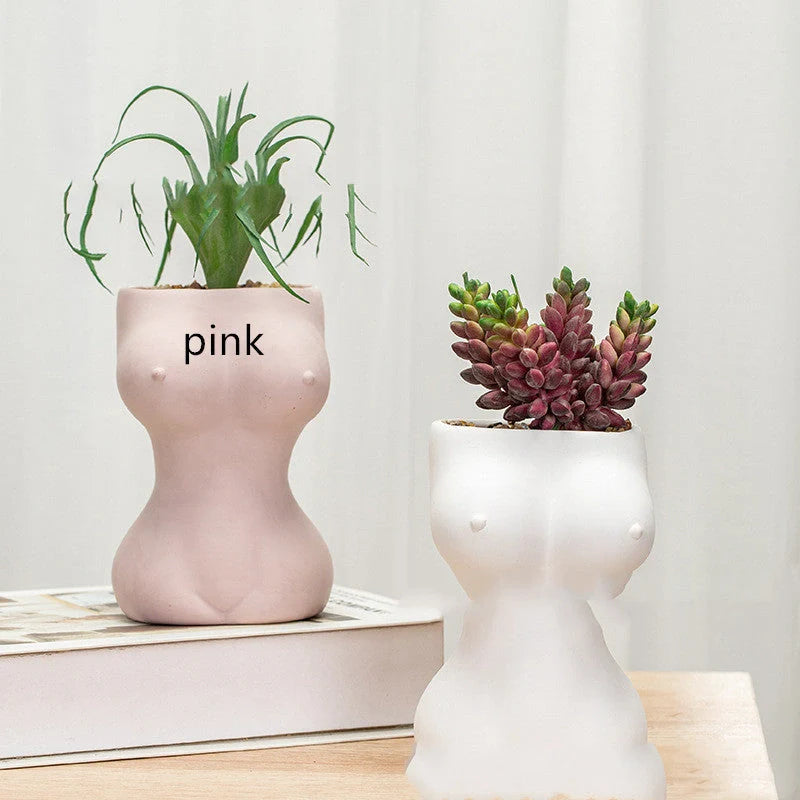 European style ceramic flower pots with decorative figures and gods patterns