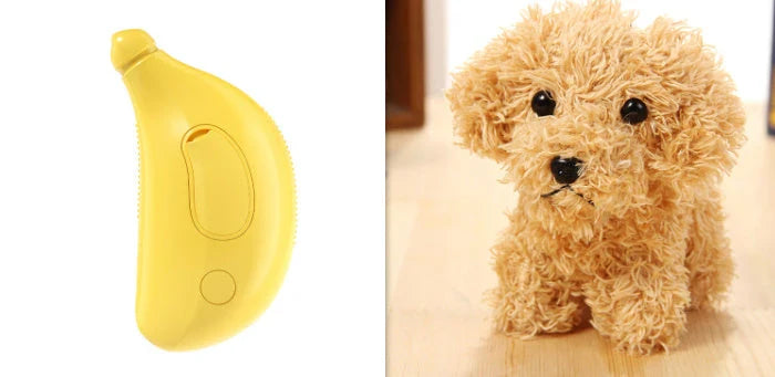 3-in-1 Pet Grooming Brush with Steamy Massage, Effective Hair Removal, and Relaxing Grooming Experience for Cats and Dogs