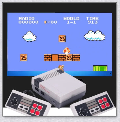 Retro Console 620 Classical Games - Relive the nostalgia of classic video games on your TV or computer with this compact, high-quality retro gaming device.