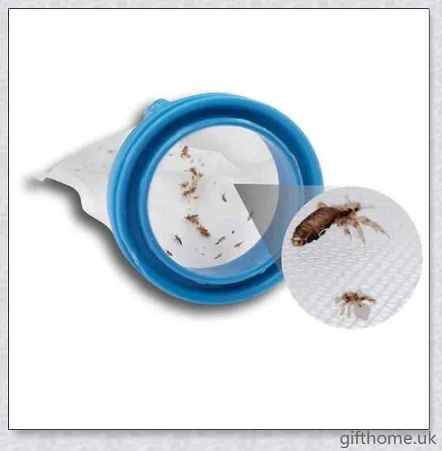 Blue electric head lice remover comb with adjustable combing angles and disposable capture filter