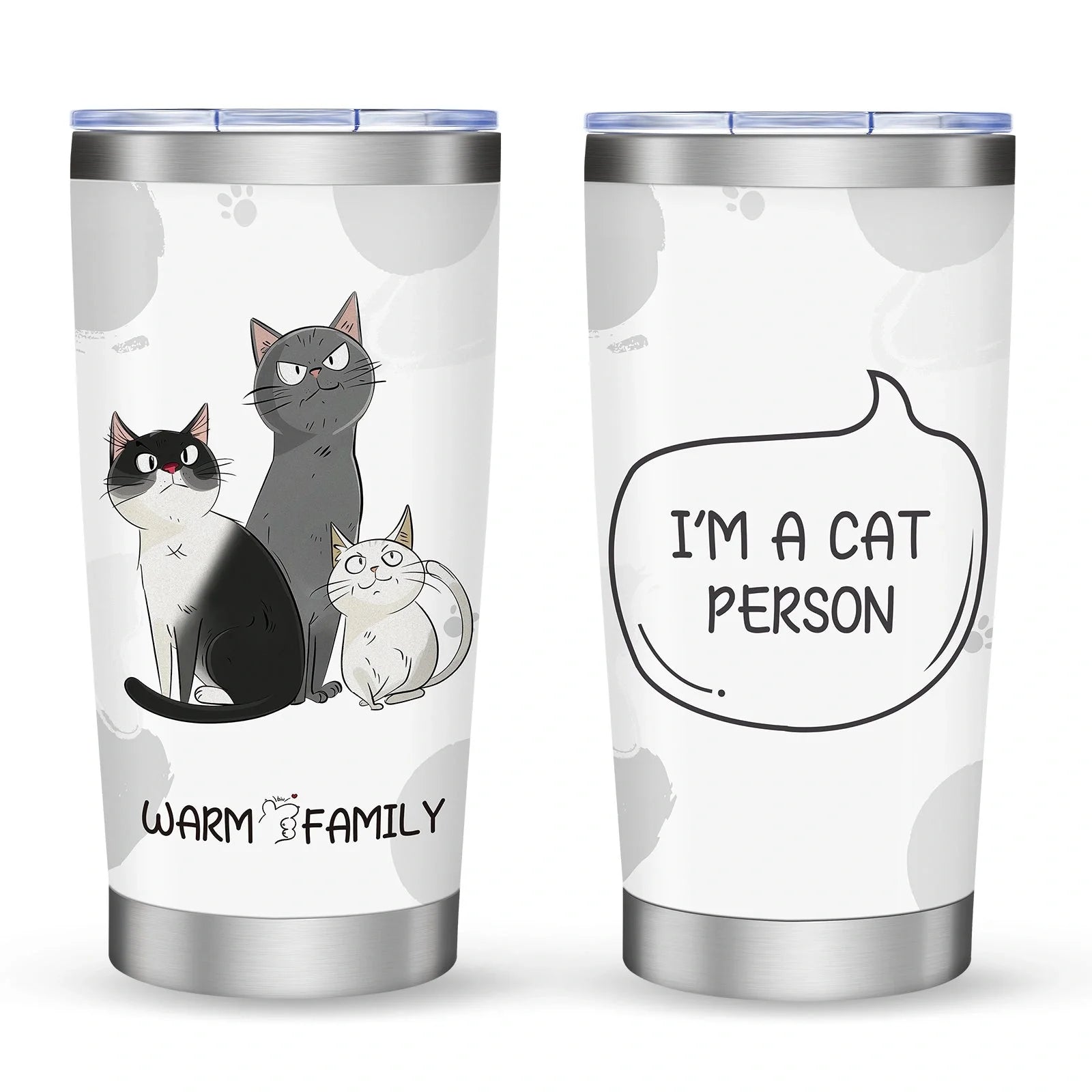 20oz Car Cup with secure lid, perfect for preventing spills during commutes