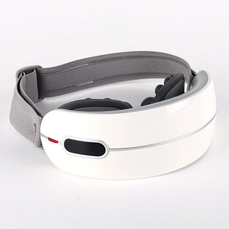 Bluetooth-compatible vibrating hot compress eye massager with airbag kneading