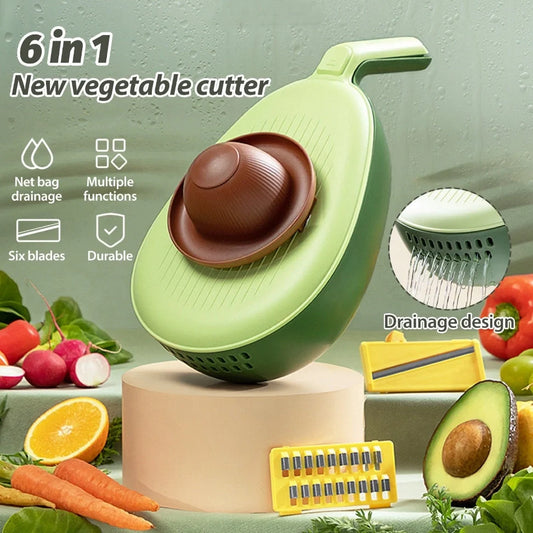 Stainless steel and PP vegetable grater with storage box for efficient slicing