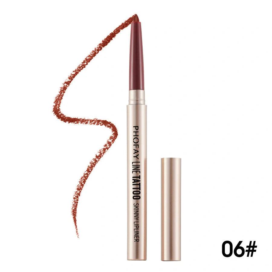 PHOFAY Lipliner with waterproof and anti-fading properties for long-lasting lip definition