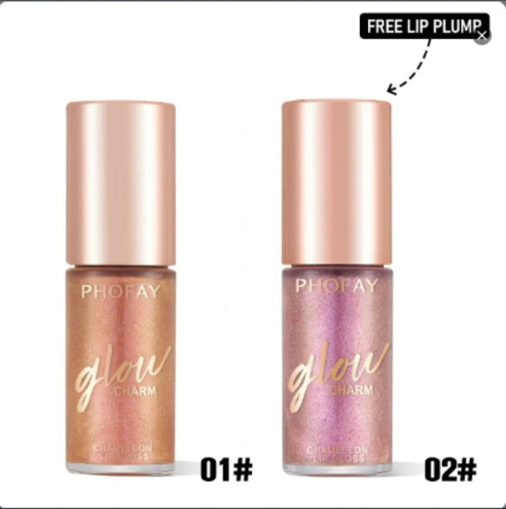 PHOFAY Hydrating Shimmer Lip Gloss in various shades for a moisturising and glamorous look