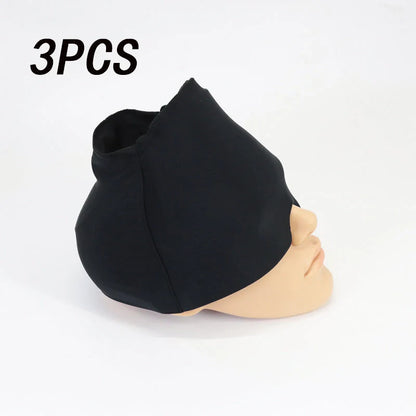 Cold Therapy Migraine Relief Hat with elastic compression for 360° coverage