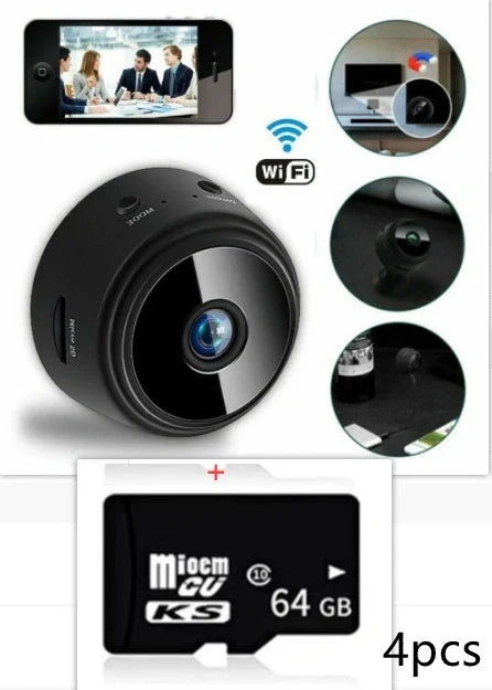 A9 Magnetic Suction Security Camera with HD and infrared night vision features