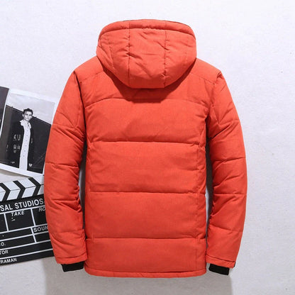A cosy, hooded windbreaker jacket in a variety of classic colours, designed for outdoor adventures in the United Kingdom.